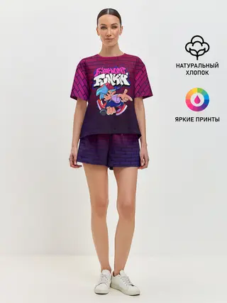 Женская пижама с шортами / Friday Night Funkin Бойфренд