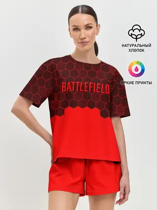 Женская пижама с шортами / Battlefield 2042 - Hexagon