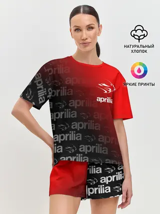 Женская пижама с шортами / APRILIA / АПРИЛИЯ / MOTO