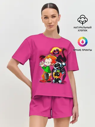 Женская пижама с шортами / Friday Night Funkin персы