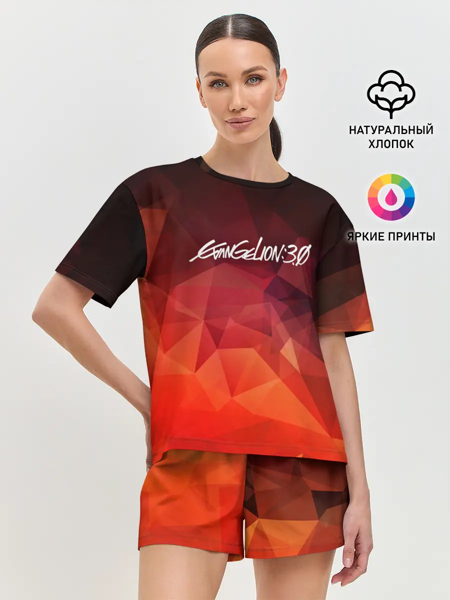 Женская пижама с шортами / Evangelion 3.0 | Евангелион 3.0
