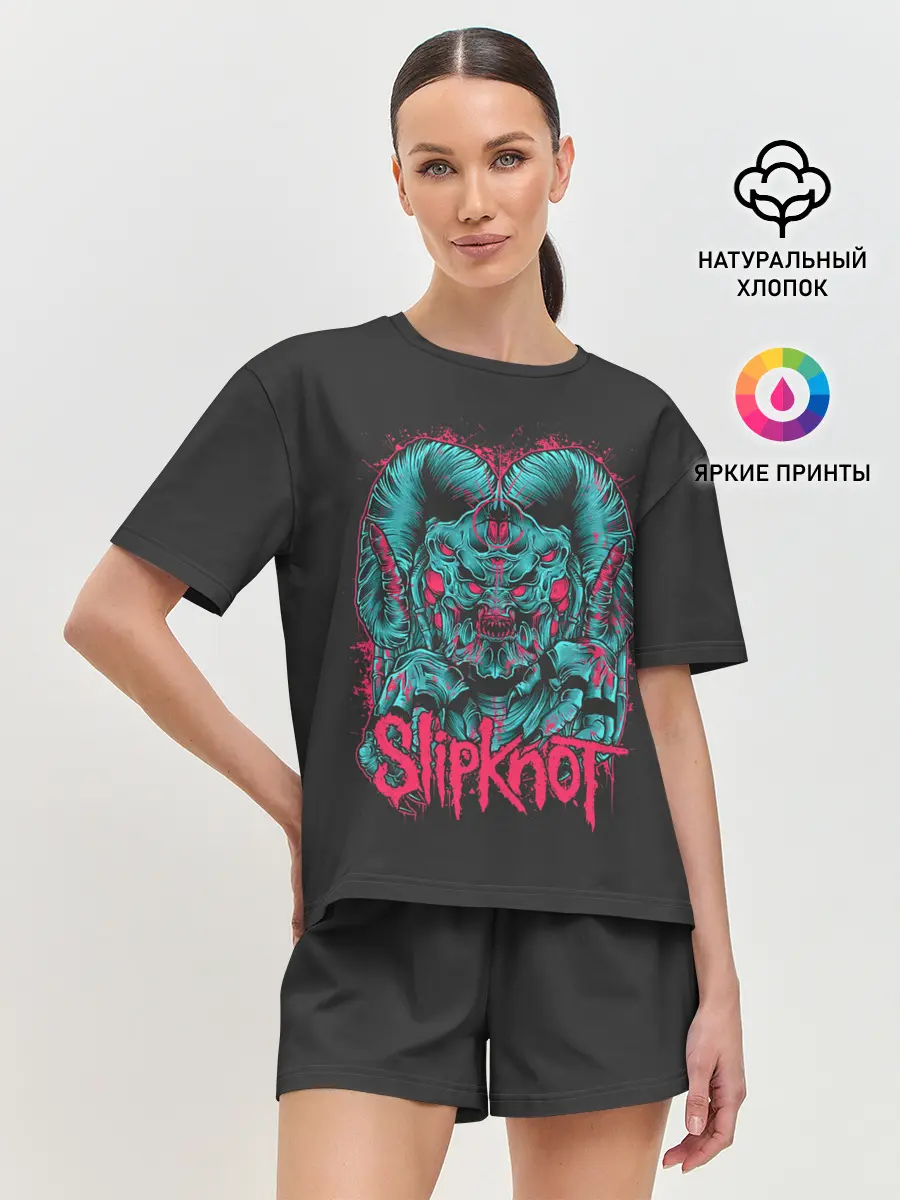 Женская пижама с шортами / Slipknot Monster