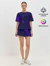 Женская пижама с шортами / НЕОНОВАЯ БРОНЯ