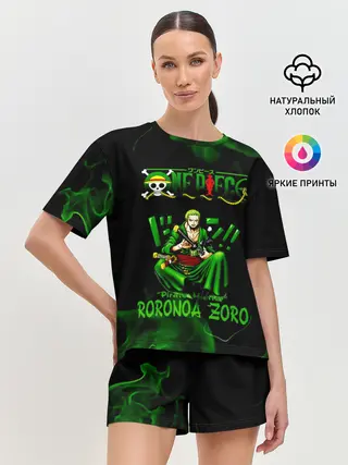 Женская пижама с шортами / Ророноа Зоро Ван-Пис