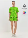 Женская пижама с шортами / СЛИЗЬ / SLIME / ТЕКСТУРА