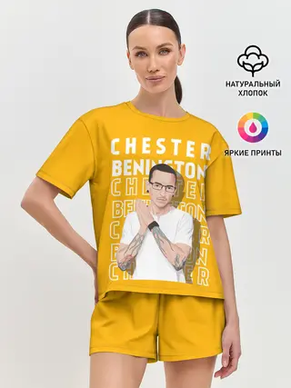 Женская пижама с шортами / Честер