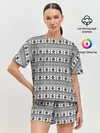 Женская пижама с шортами / Геометрический узор