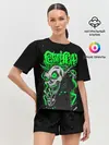 Женская пижама с шортами / Сектор Газа кислотно зеленый
