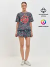 Женская пижама с шортами / Калина да рябина
