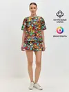 Женская пижама с шортами / Снова в школу