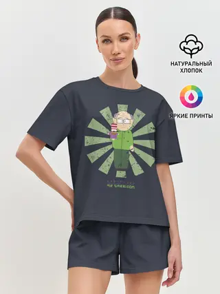 Женская пижама с шортами / Мистер Гаррисон