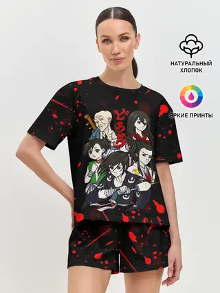 Женская пижама с шортами / ДОРОРО / DORORO / ГЕРОИ
