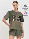 Женская пижама с шортами / Амели. Малина