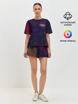 Женская пижама с шортами / Audi - Gearbox - Hexagon