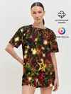 Женская пижама с шортами / Яркий день