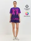 Женская пижама с шортами / Сиреноголовый Пиксельный Город