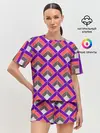 Женская пижама с шортами / Шотландка / Plaid