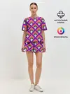 Женская пижама с шортами / Шотландка / Plaid