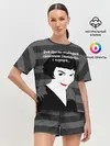 Женская пижама с шортами / Стаканчик глинтвейна