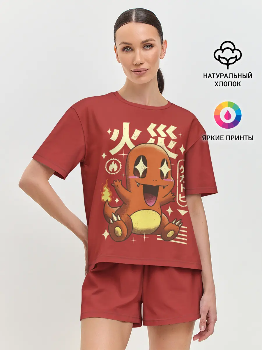 Женская пижама с шортами / Милый Чермандер
