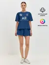Женская пижама с шортами / Месси форма ПСЖ 2021/2022