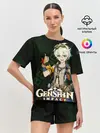 Женская пижама с шортами / Беннетт Genshin Impact