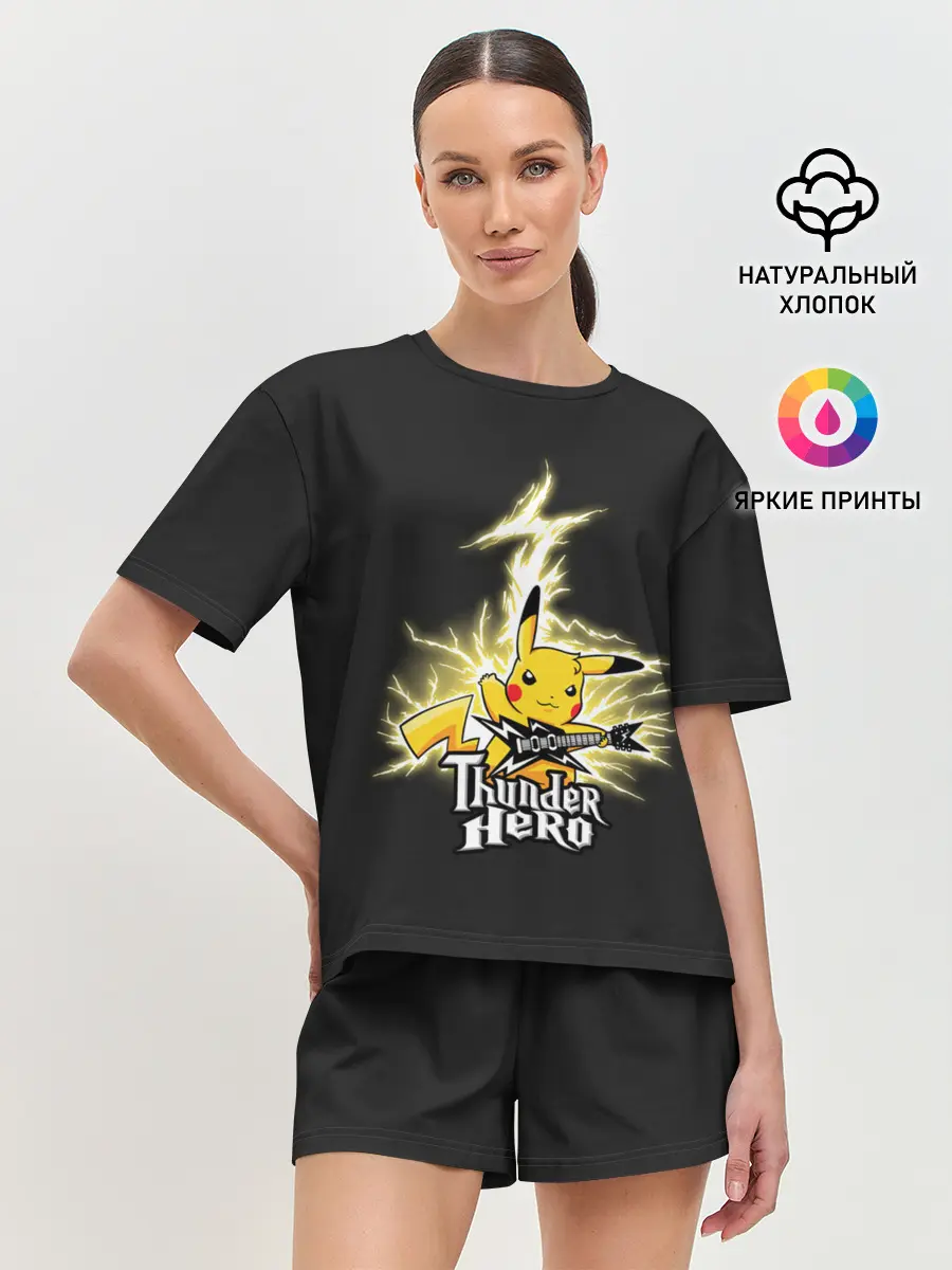 Женская пижама с шортами / Герой грома
