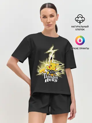 Женская пижама с шортами / Герой грома