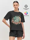 Женская пижама с шортами / Тату Бульбазавр
