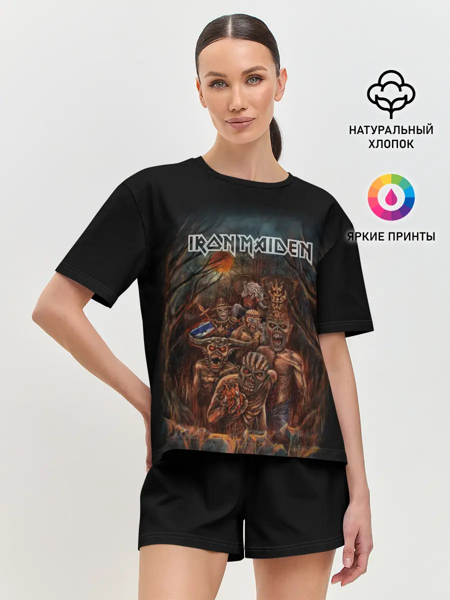 Женская пижама с шортами / IRON MAIDEN | АЙРОН МЕЙДЕН