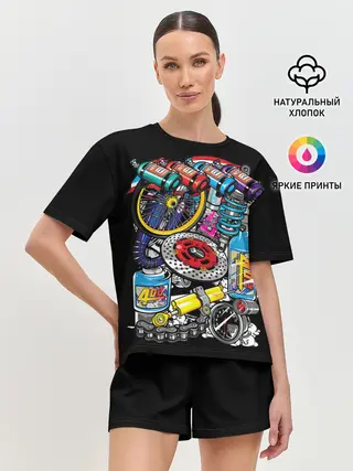 Женская пижама с шортами / Gas Garage