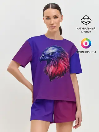 Женская пижама с шортами / Вольная птица