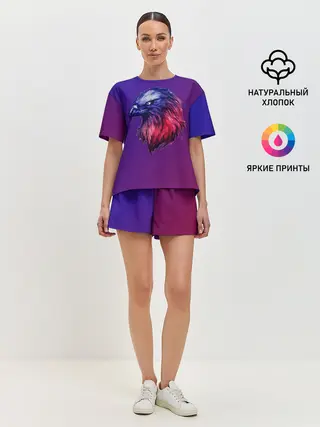 Женская пижама с шортами / Вольная птица