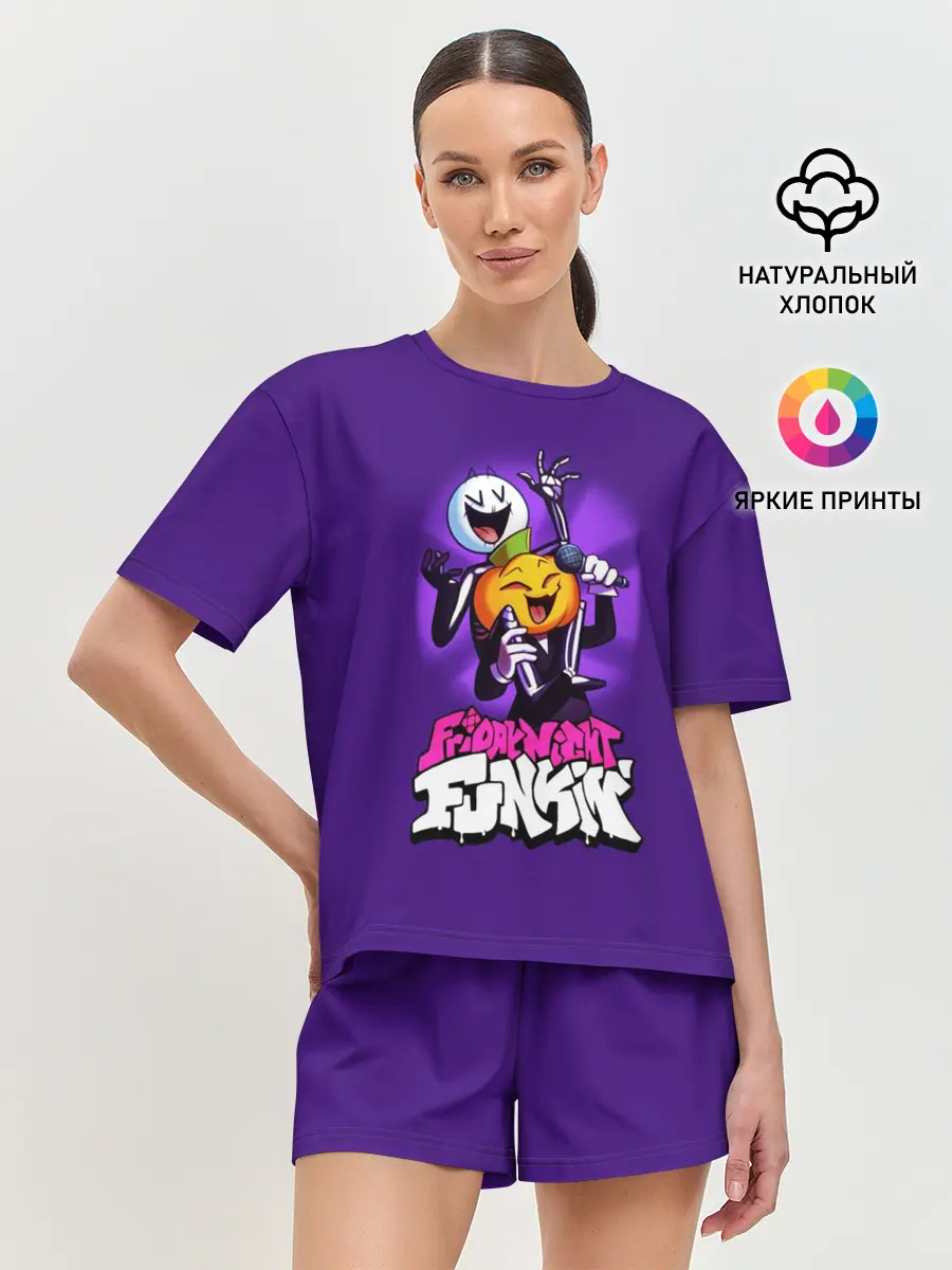 Женская пижама с шортами / FNF