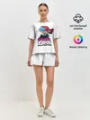 Женская пижама с шортами / Бойфренд