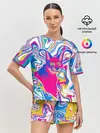 Женская пижама с шортами / Floppa Art