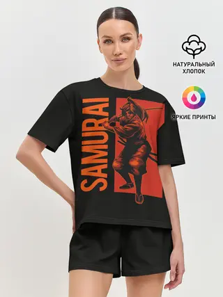 Женская пижама с шортами / Путь самурая