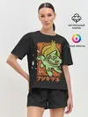 Женская пижама с шортами / Хитрый Бульбазавр
