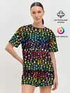 Женская пижама с шортами / ПЕРСОНАЖИ ИГРЫ FNF
