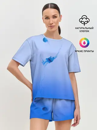 Женская пижама с шортами / МЕДУЗЫ | ГРАДИЕНТ