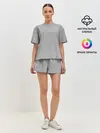 Женская пижама с шортами / GRAY CARBON