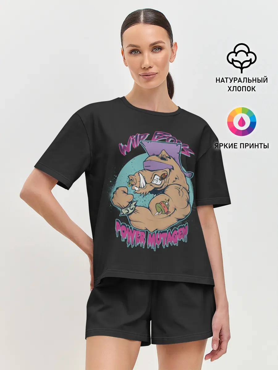 Женская пижама с шортами / Дикий Бибоп