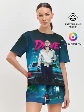 Женская пижама с шортами / Райан Гослинг Драйв