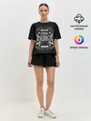 Женская пижама с шортами / КОРОЛЕВСКИЙ ЧЁРНЫЙ