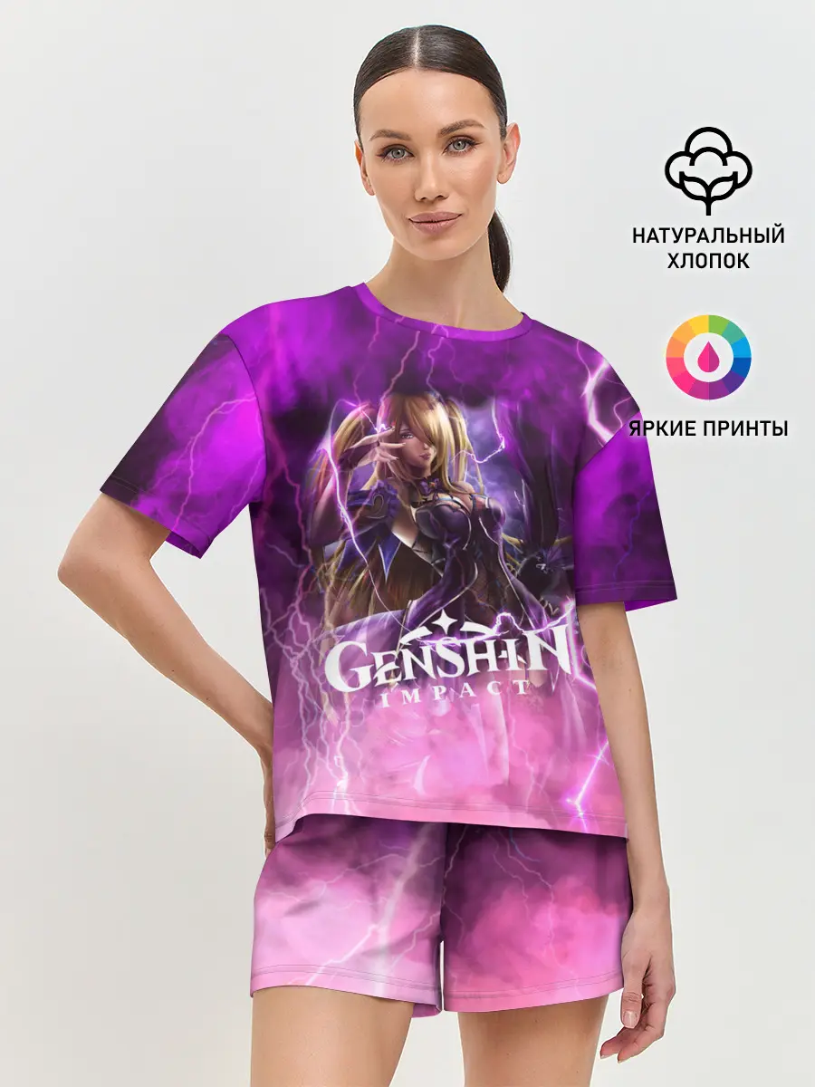 Женская пижама с шортами / Genshin Impact | Геншин Импакт