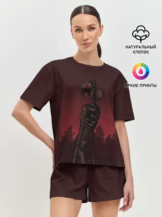 Женская пижама с шортами / СИРЕНОГОЛОВЫЙ | ИГРА