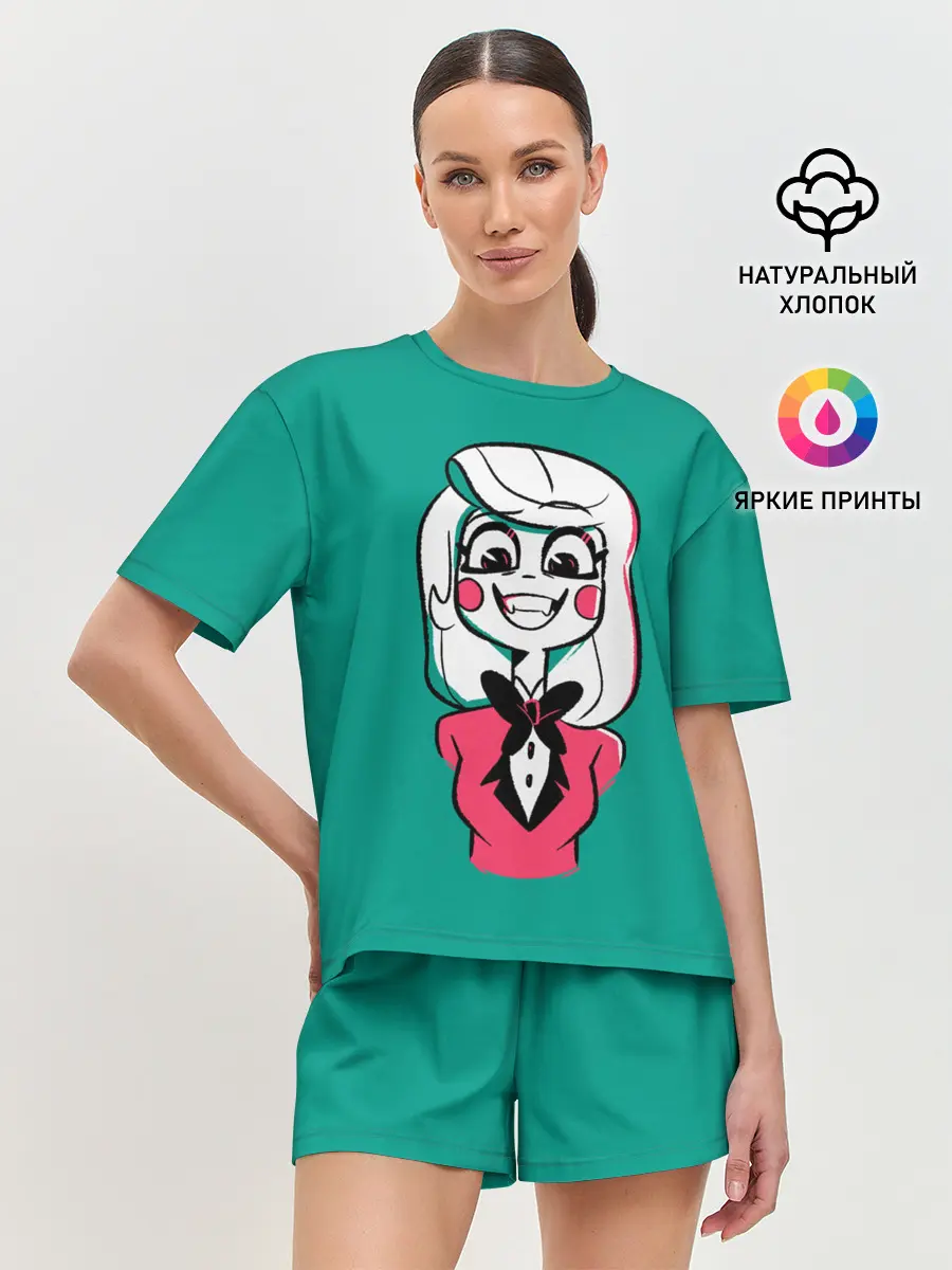 Женская пижама с шортами / Радостная Чарли