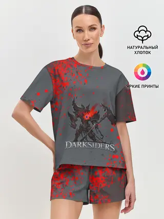 Женская пижама с шортами / Darksiders | Гнев Войны