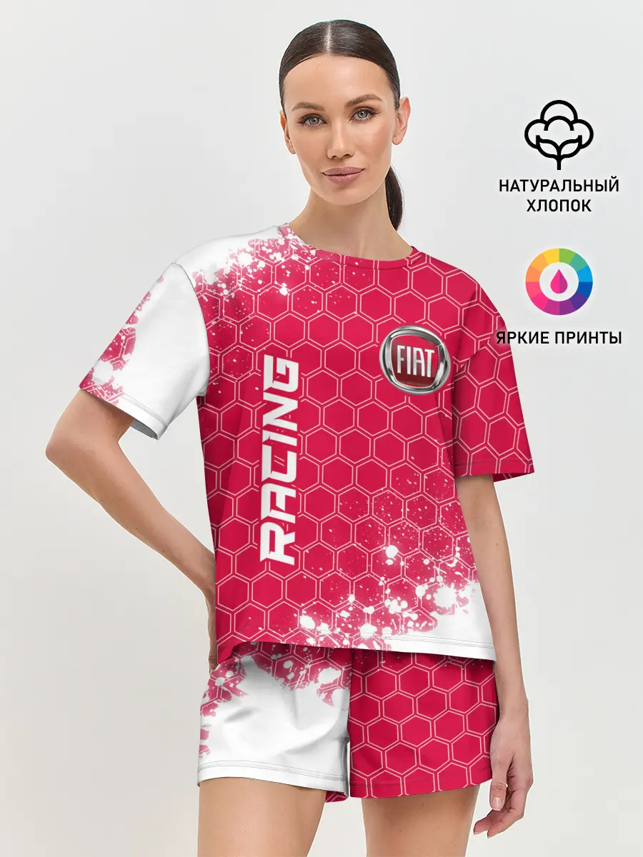 Женская пижама с шортами / Fiat - Racing