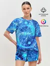 Женская пижама с шортами / Вибрация воздуха